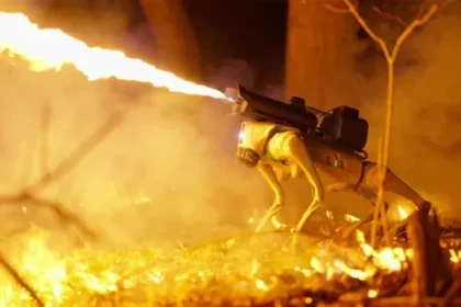 Flamethrower robot dog available for purchase