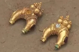 2,000-year-old gold jewelry discovered in Kazakhstan