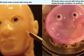 Japanese scientists create living robot skin