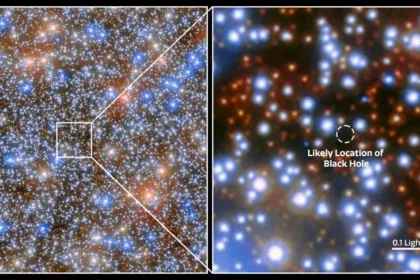 Hubble discovers massive black hole closest to Earth