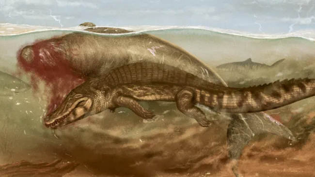 Ancient sea cow killed by crocodile and torn apart by tiger shark