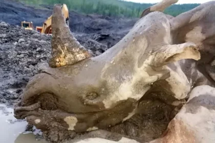 Carcass of extinct woolly rhino found in Russia