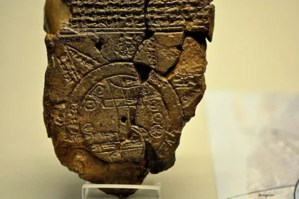 Babylonian world map The oldest known map of the ancient world