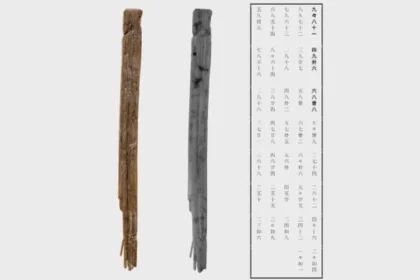 Japan's oldest multiplication table is discovered.