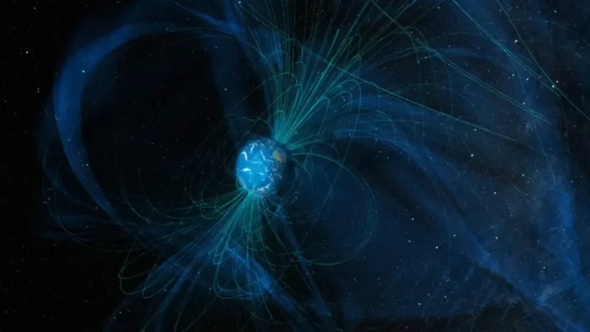 Sound of Earth’s magnetic flip 41 000 years ago