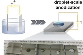 Scientists make aluminum transparent using acid droplets