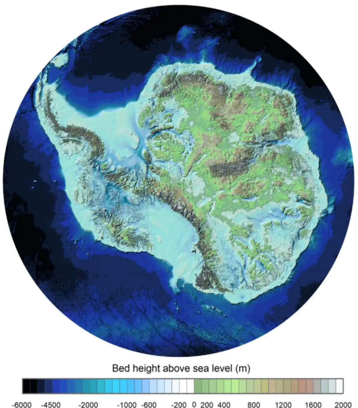 New map of landscape beneath Antarctica unveiled
