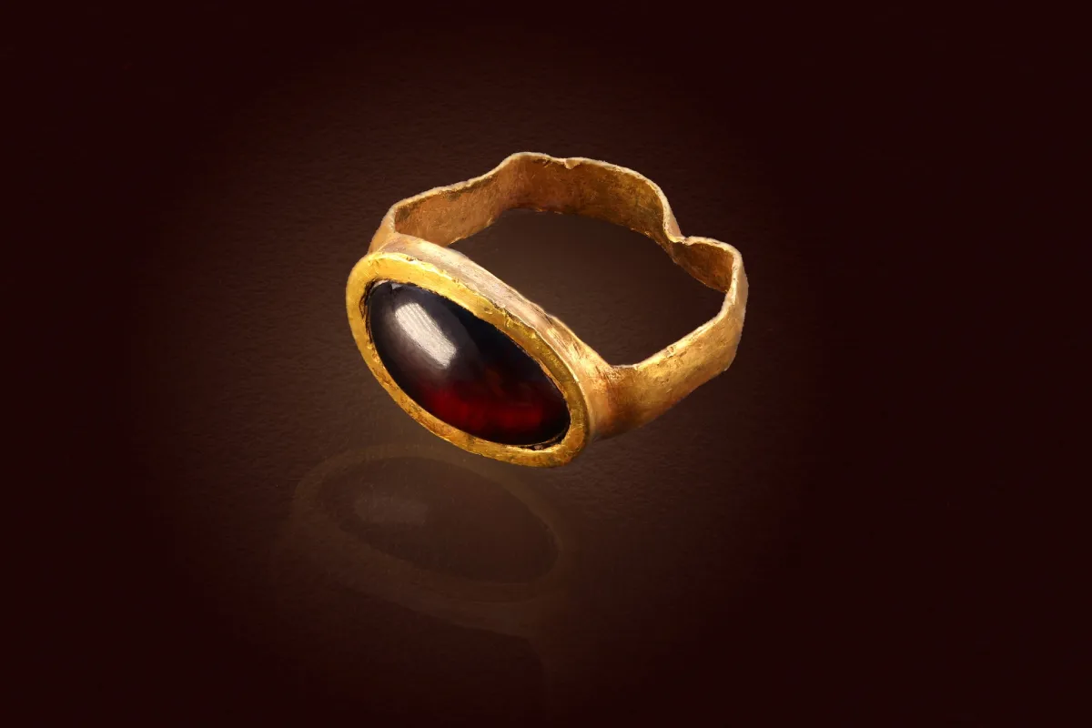 Gold ring from the Hellenistic period found in Jerusalem