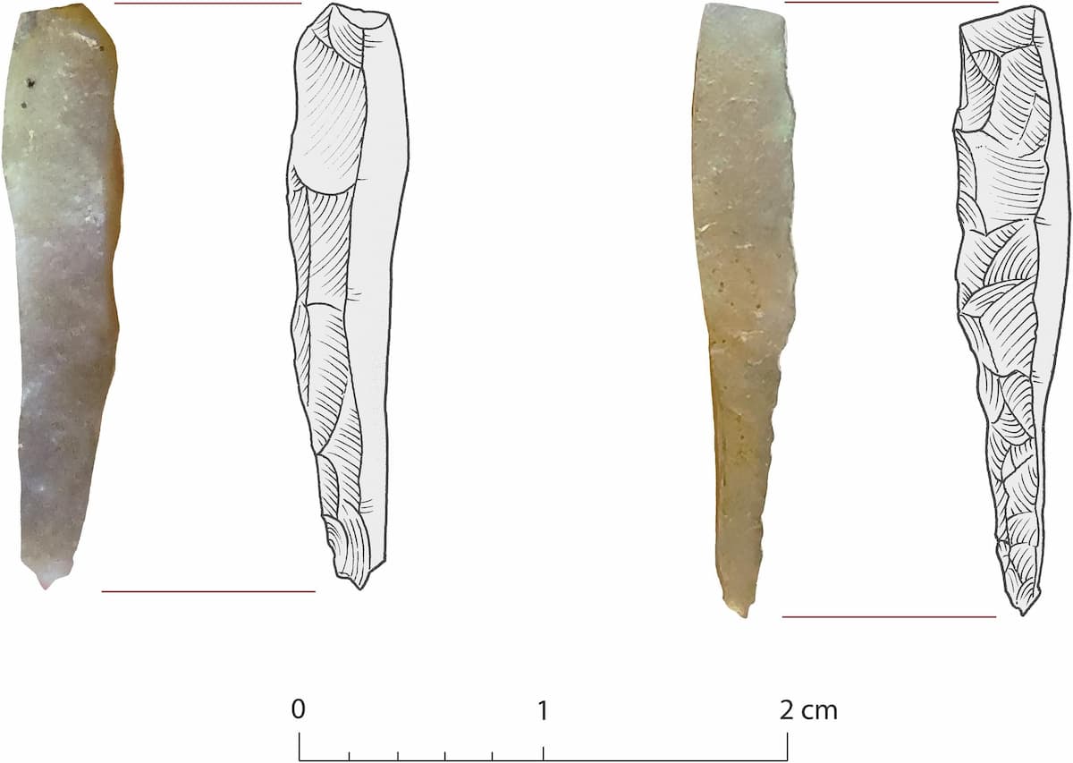 Two Maya tattoo tools discovered in cave.