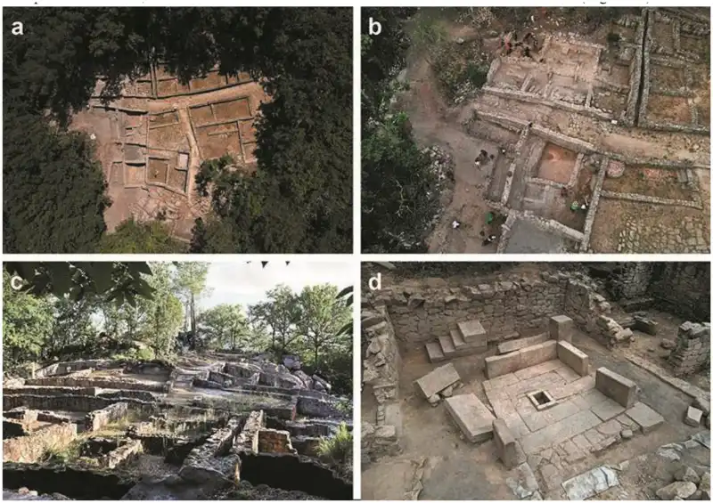 Archaeological site of A Cibdá de Armea, where the modified trilobite was found. The Roman occupation developed over an ancient pre-Roman hillfort. Credit: A. Fernández-Fernández et al.