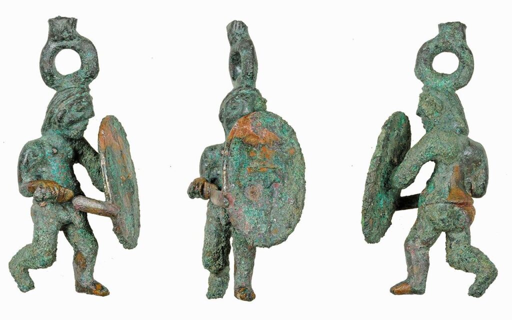 The Celtic warrior statuette after restoration. Credit: Bavarian State Office for Monument Preservation