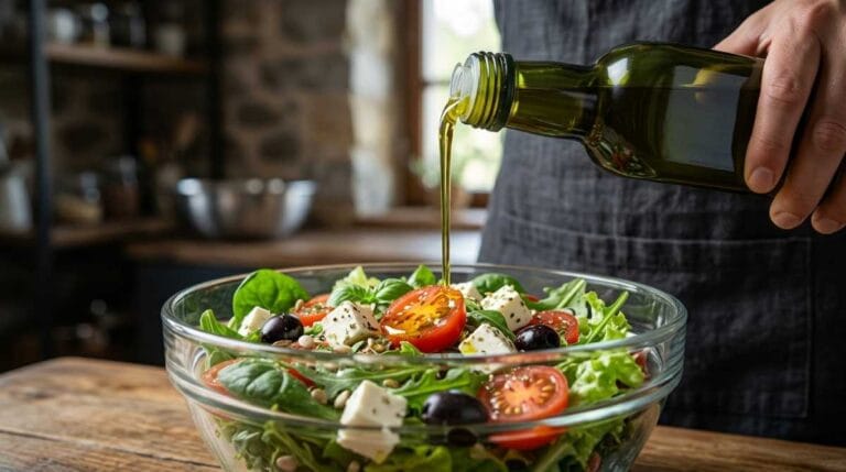 O azeite de oliva extra virgem pode ajudar a preservar a função cerebral ao melhorar a saúde do seu microbioma intestinal. Ao contrário dos óleos refinados, ele retém compostos benéficos que parecem apoiar tanto a diversidade intestinal quanto o desempenho cognitivo.