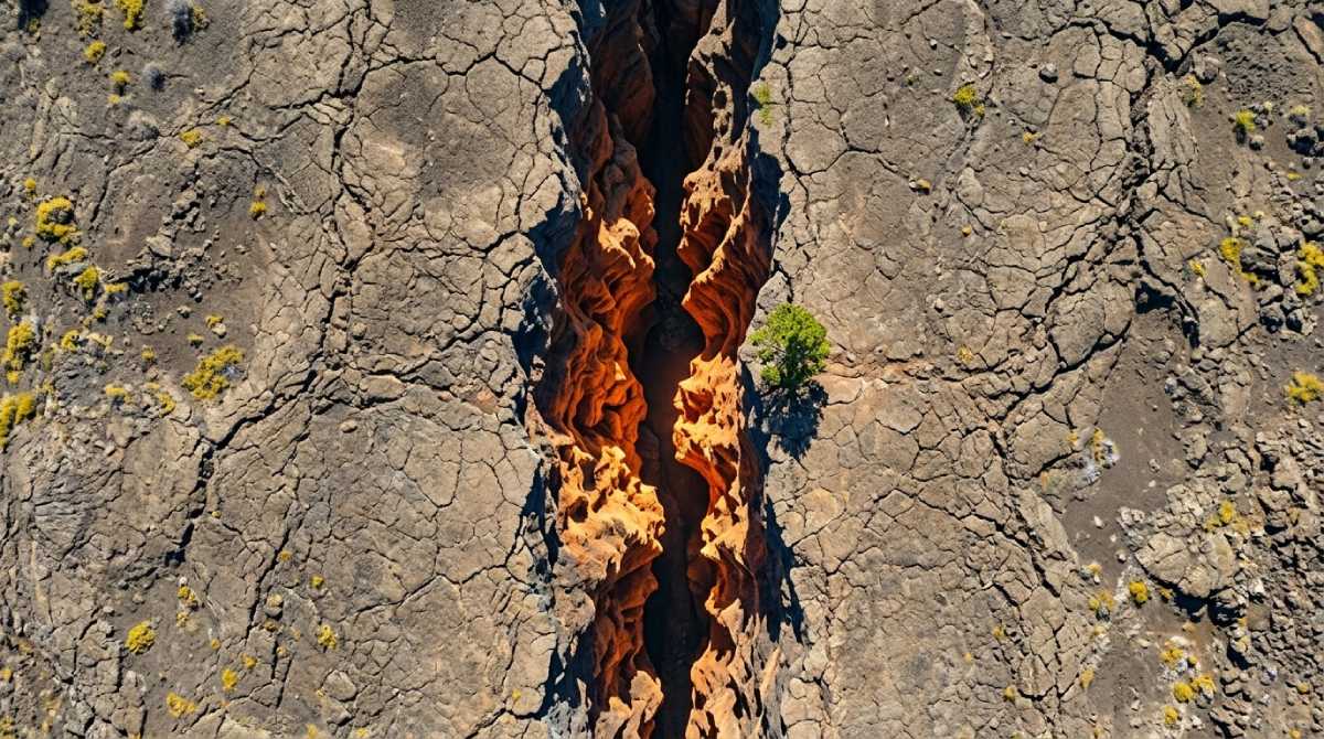 A África Oriental está se dividindo lentamente à medida que a crosta do Rift Turkana se afina até um ponto de ruptura, oferecendo uma rara visão de como os continentes se dividem.