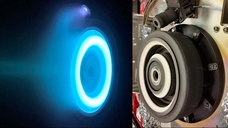 Novo Motor de Plasma de Lítio Passa Teste Crucial para Propulsão em Marte