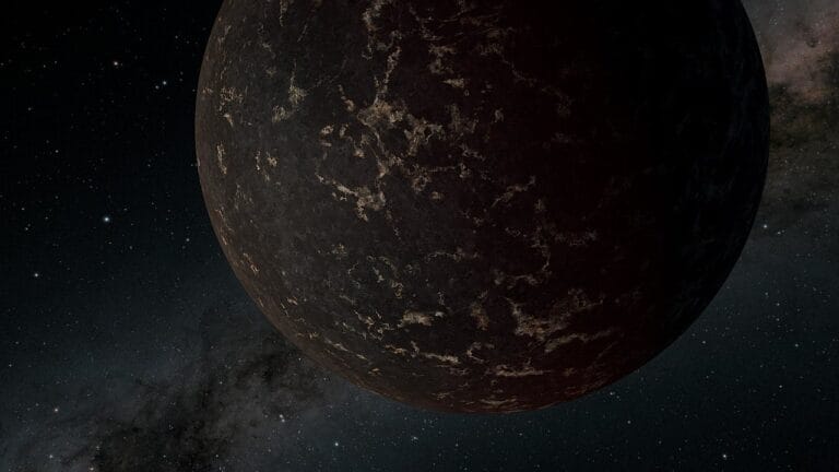 JWST analisa super-Terra sem atmosfera LHS 3844 b