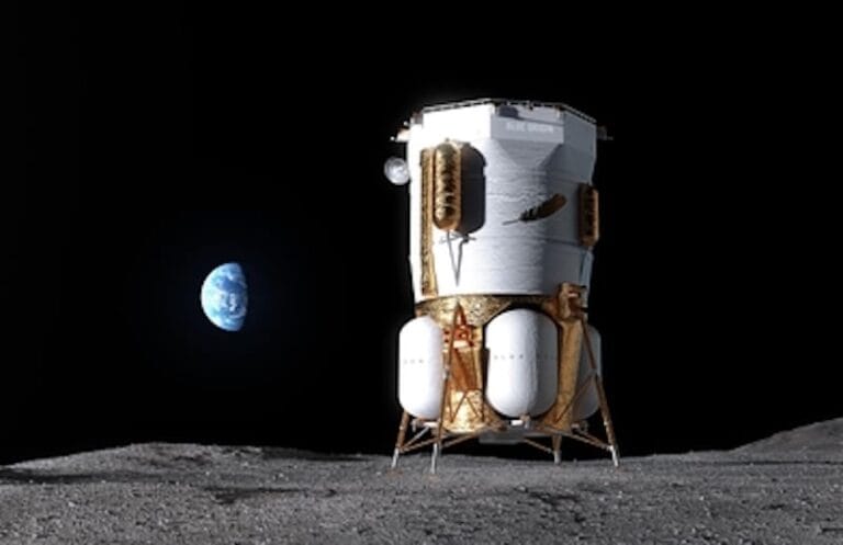Blue Origin testa com sucesso módulo lunar Endurance