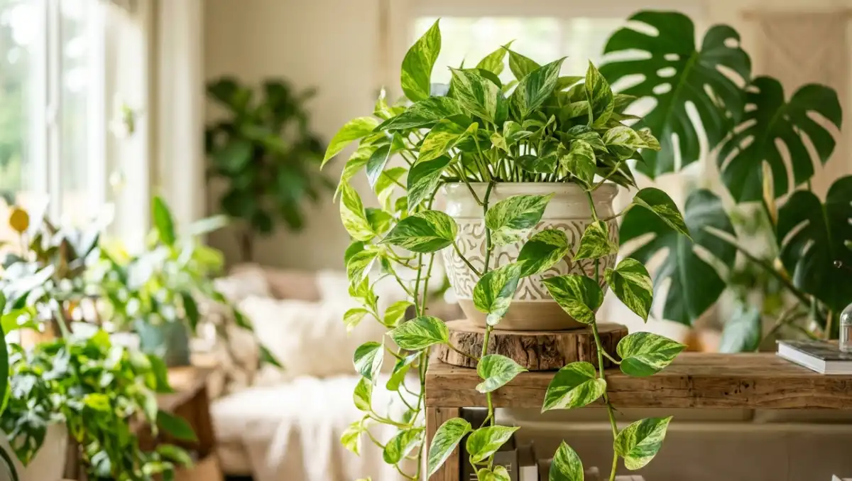 As plantas de interior podem remover alguns poluentes.