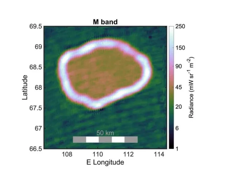 One of the M-band images of Io’s lava lakes captured by Juno. Credit – NASA/JPL-Caltech/SwRI/ASI/INAF/JIRAM/MSSS