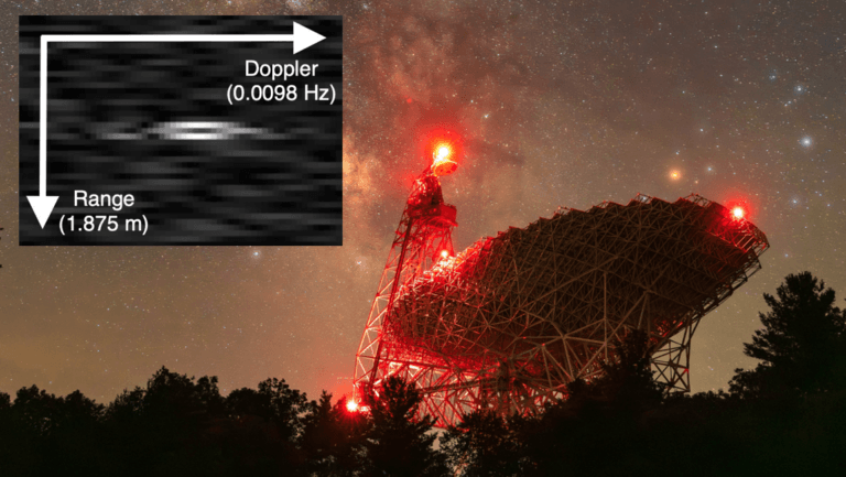 Telescópio Green Bank rastreia tripulação da Artemis II