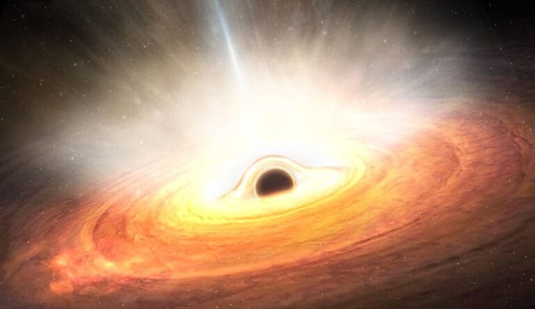 Astrônomos detectam vento do buraco negro da Via Láctea