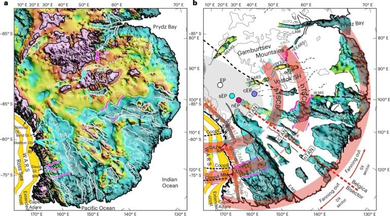 Cientistas descobrem estrutura gigante sob a Antártica Oriental