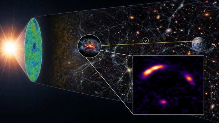 Astrônomos descobrem galáxia ‘Shadow Blaster’ como fonte de neutrinos