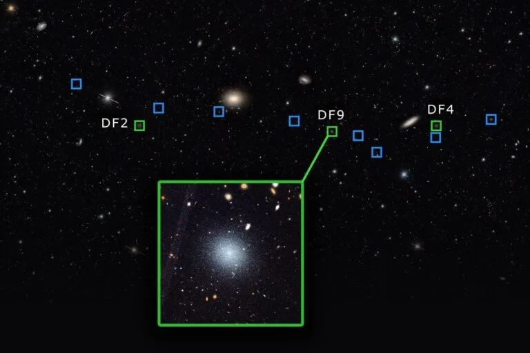 Astrônomos descobrem galáxia DF9 sem matéria escura
