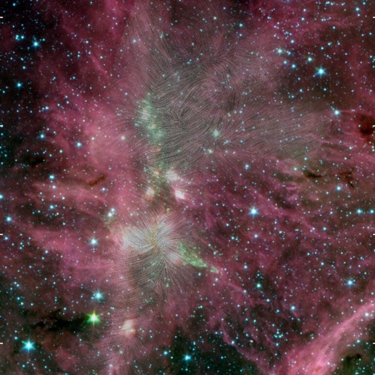 Estudo revela papel dos campos magnéticos na formação de estrelas