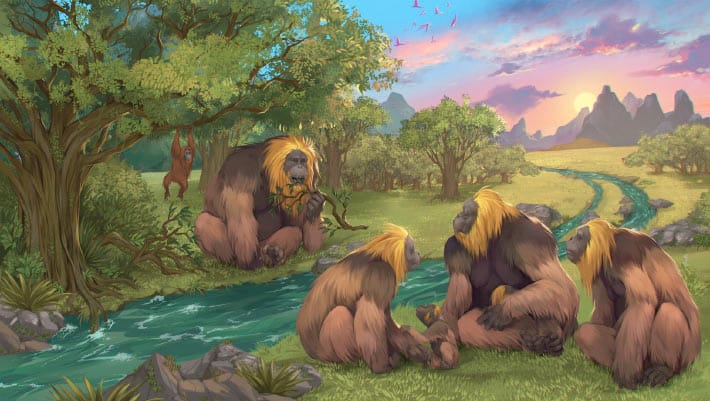Fósseis de Gigantopithecus blacki são encontrados na China