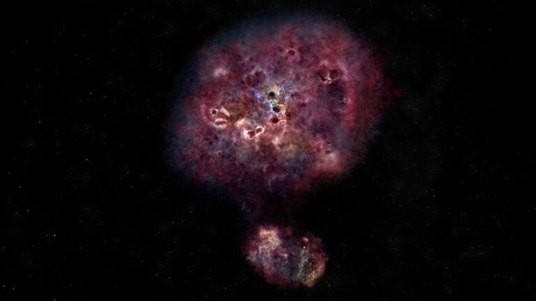 Estudo relaciona galáxias massivas e formação estelar no universo