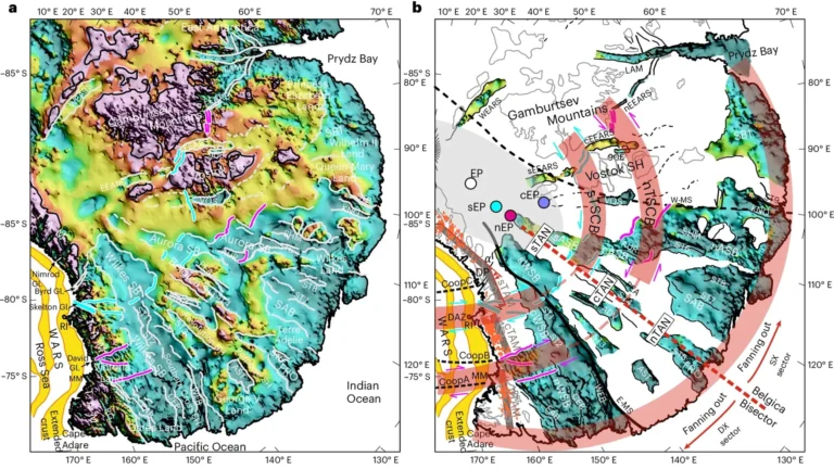 Cientistas descobrem vasta estrutura oculta sob a Antártica