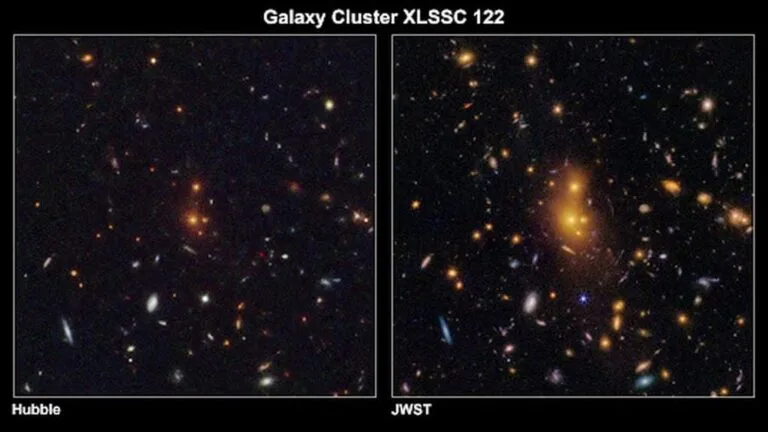 JWST revela galáxia cluster madura a 10 bilhões de anos-luz
