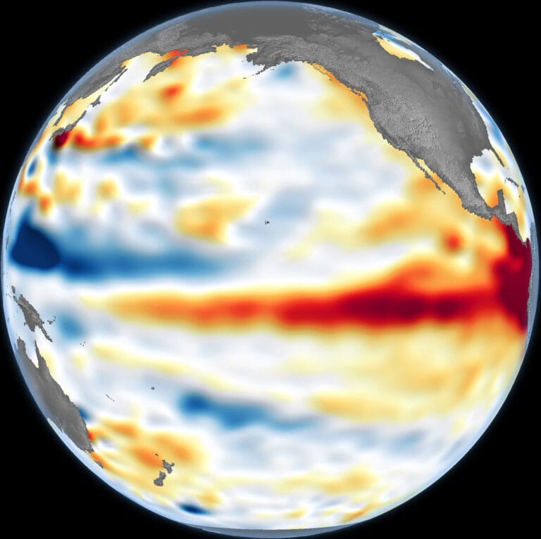 NASA detecta formação de El Niño no Pacífico em 2026