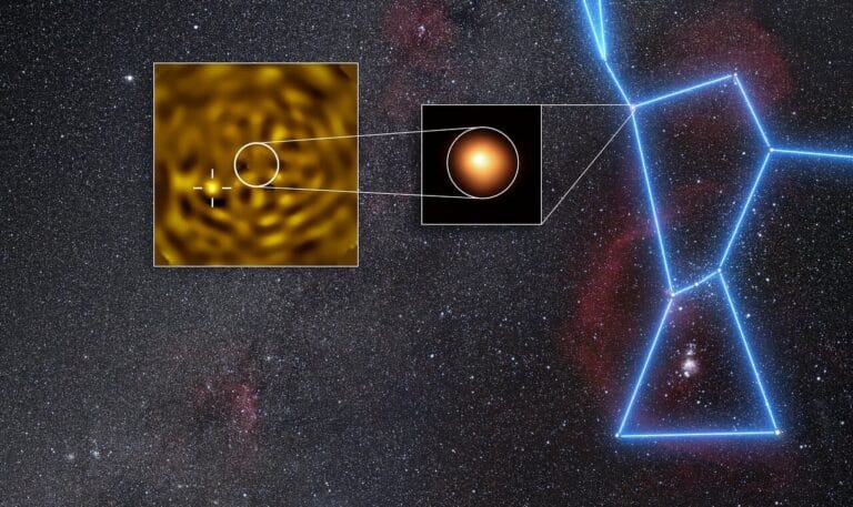 Astrônomos capturam imagem do companheiro de Betelgeuse