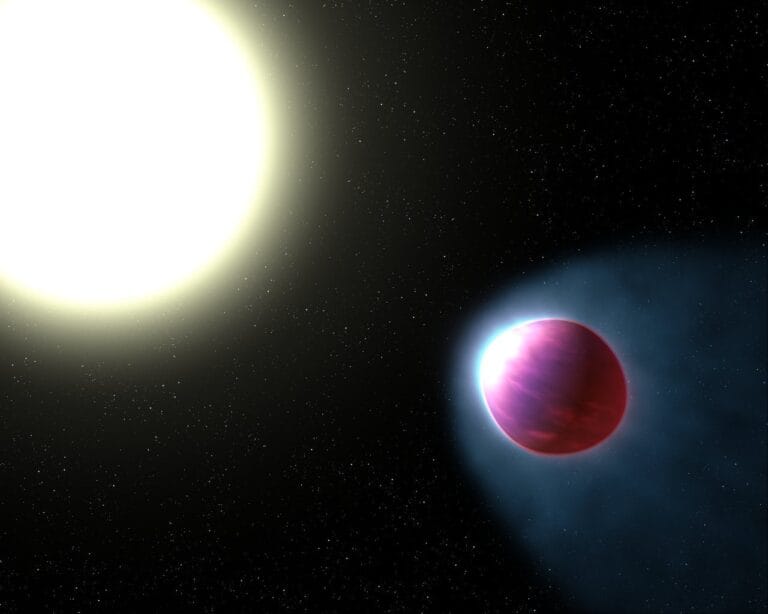 James Webb observa diferenças atmosféricas em WASP-121b