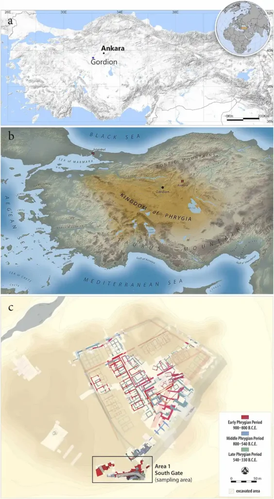 ancient gordion Phrygian chronology