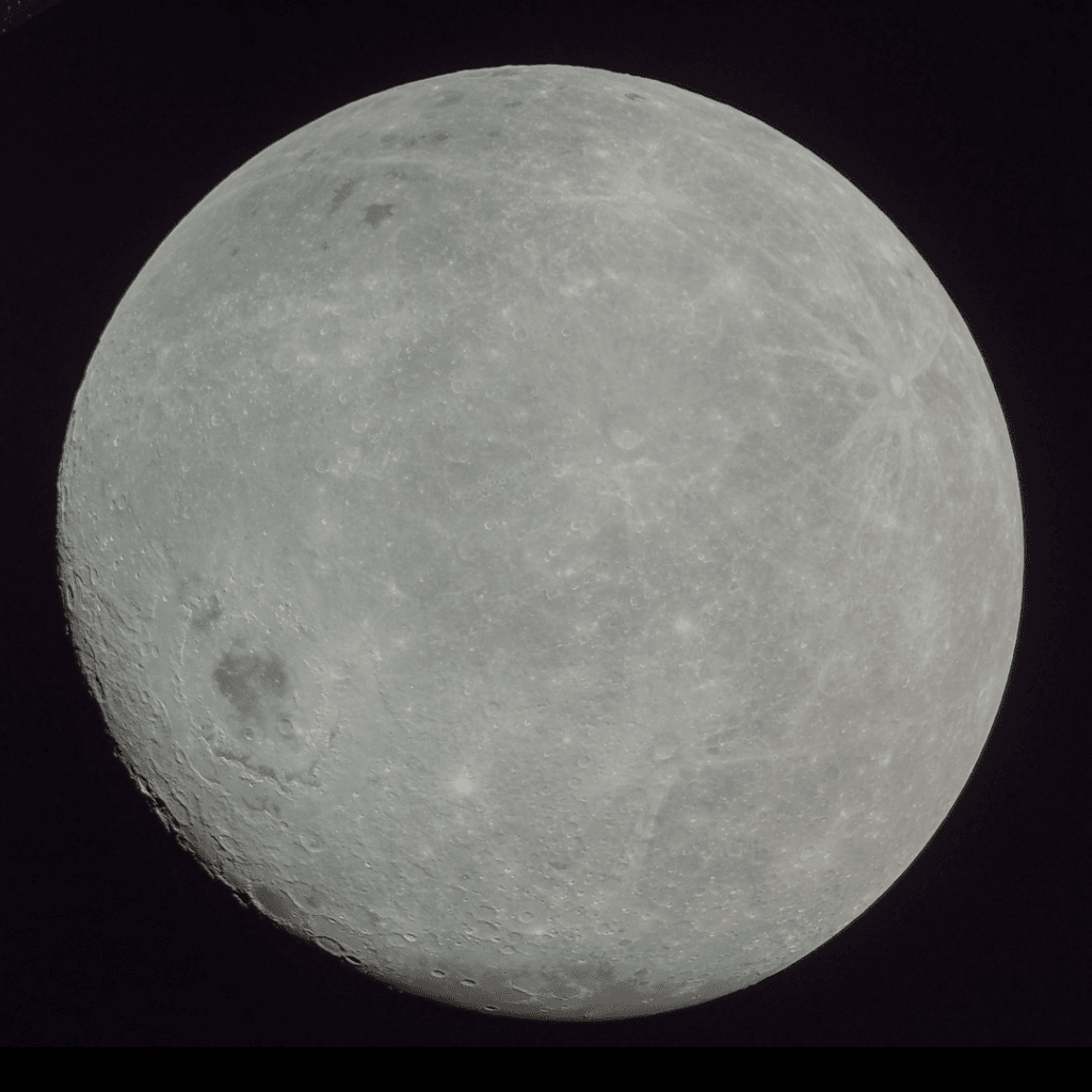 The far side of the Moon offers protection from terrestrial radiation and a fabulous location to study radiation from the earliest moments of the evolution of the Universe. Credit: NASA