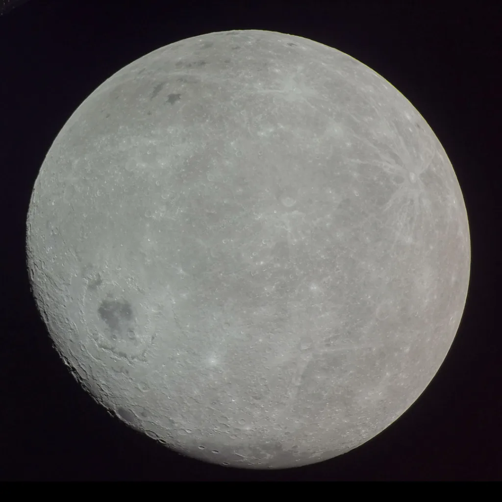 The far side of the Moon offers protection from terrestrial radiation and a fabulous location to study radiation from the earliest moments of the evolution of the Universe. Credit: NASA