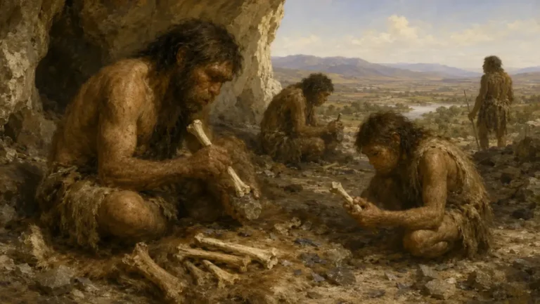 Neandertais da caverna de Burgos usavam ferramentas de osso