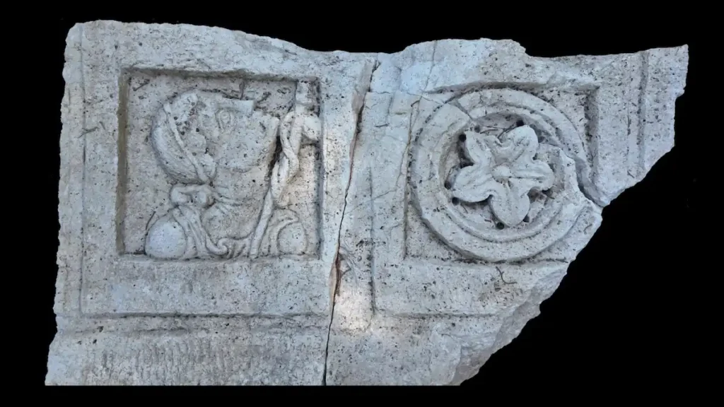 ancient city Side Anatolia reliefs Heracles labors