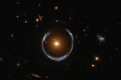 Hubble image of a Horseshoe Einstein Ring