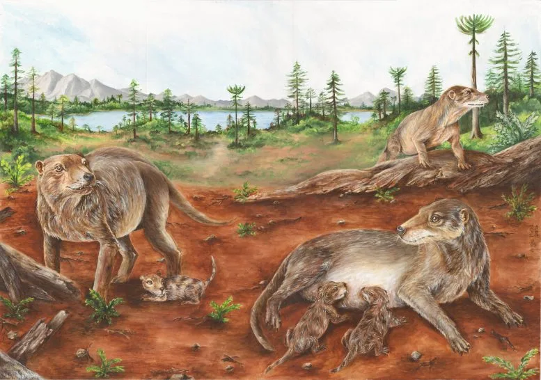 Chiniquodon Theotonicus Life Reconstruction