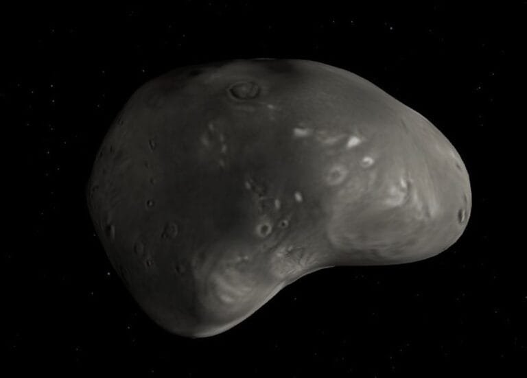 Impacto moldou a lua Deimos de Marte, revela estudo