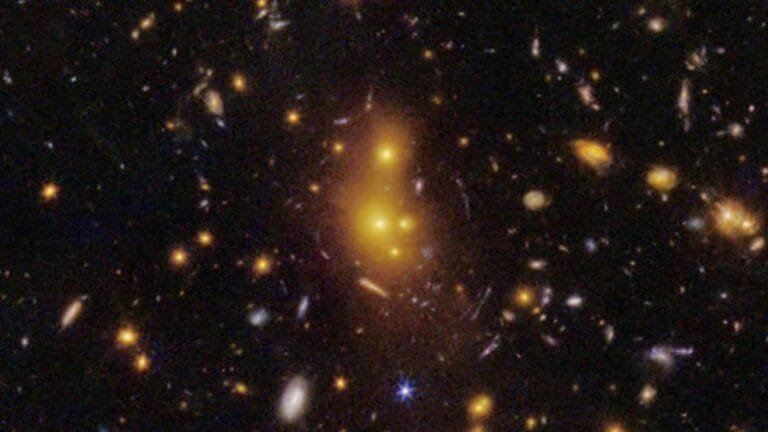 Telescópio James Webb observa aglomerado de galáxias XLSSC 122
