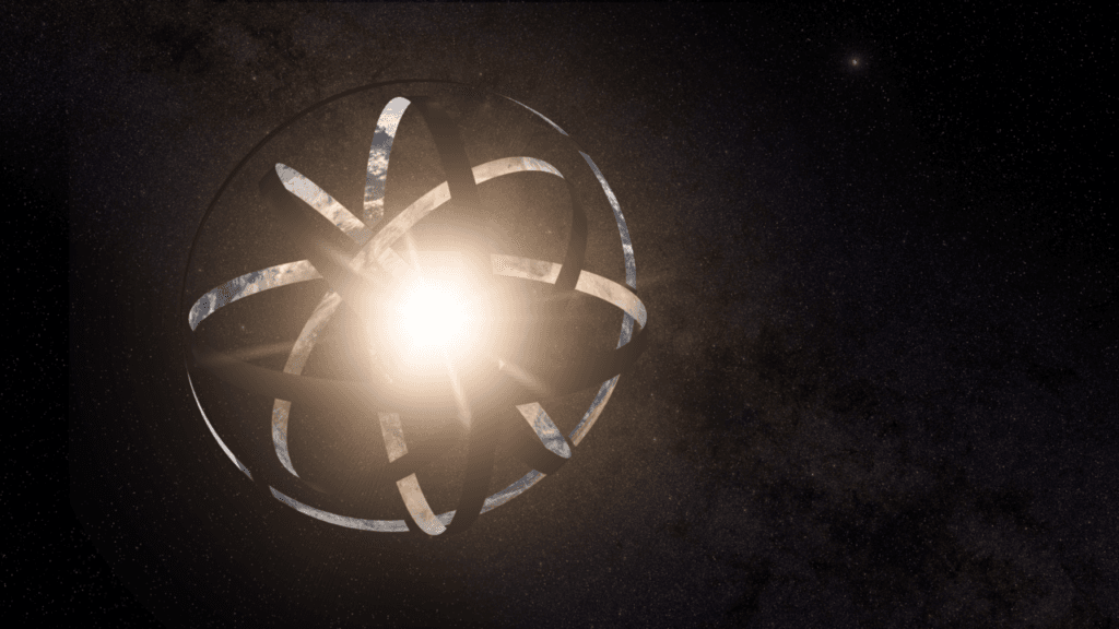 Another example of a partial Dyson Sphere. Credit: Kevin Gill/via Wikipedia