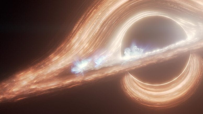 Flaring Disk Around Milky Way's Black Hole
