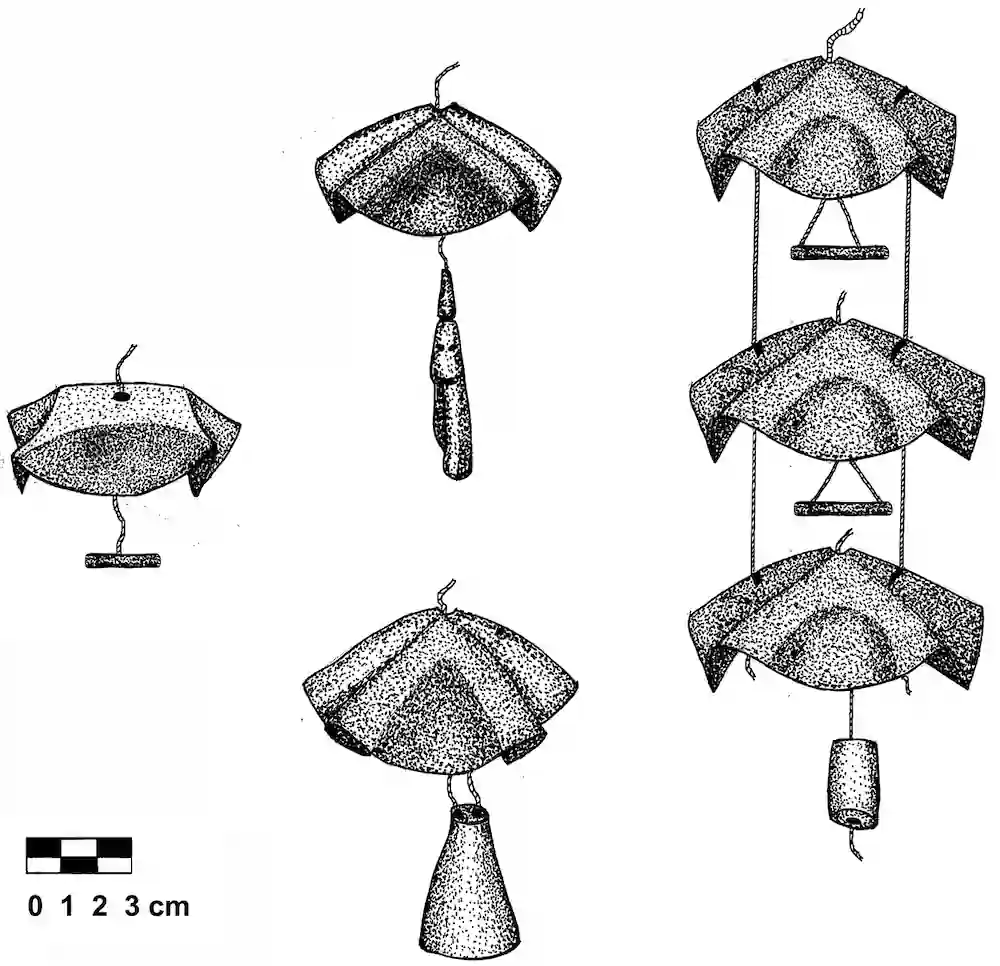 pyramidal copper bells inca bolivia