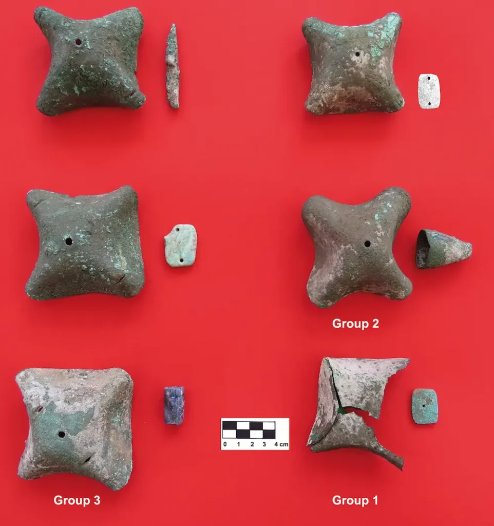 pyramidal copper bells inca bolivia