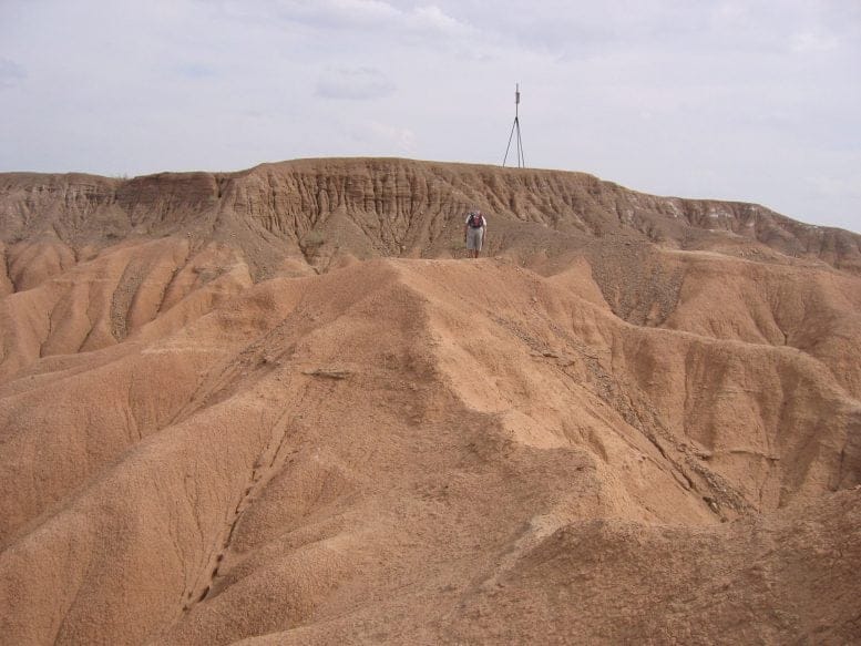 Khugenetsavkhlant Badlands in the Eastern Gobi Desert of Mongolia