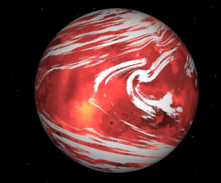 An illustration of LHS 1815b, an ancient rocky exoplanet orbiting a star in the galactic thick disk. Image Credit: NASA